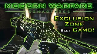 How To Get "Exclusion Zone" Camo in Modern Warfare Remastered - Best Camo (MWR "Dark Matter")