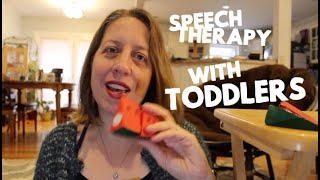 Speech Therapy with Toddlers - 3 Main Goals Plus Bonus