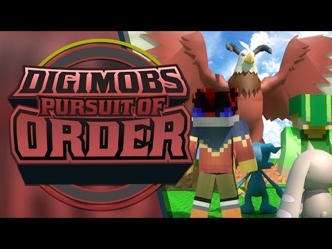 Minecraft Digimobs Pursuit Of Order - Episode 5 - Aquilamon & The DigiEggs! (Digimon Mod)