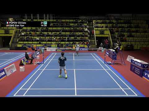 Match point - Christo Popov vs Ong Ken Yon - MS, Final - Ukraine Open 2022