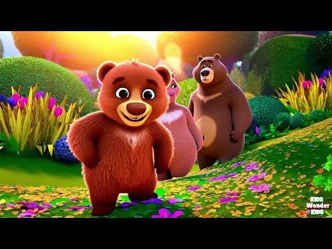🐻‍❄️👨‍👩‍👧 Baby Bear's Garden Fun! A Kids Song About Family, Playtime, & Joy!
