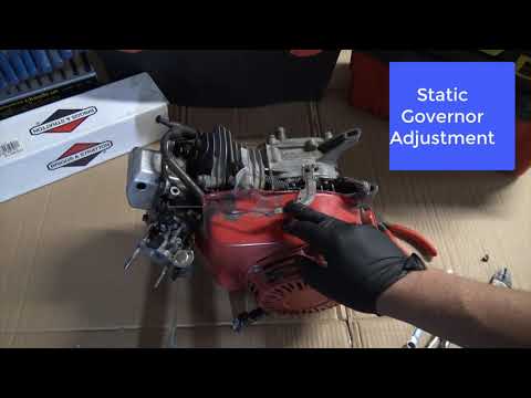 Small Engine Governor Static Adjustment
