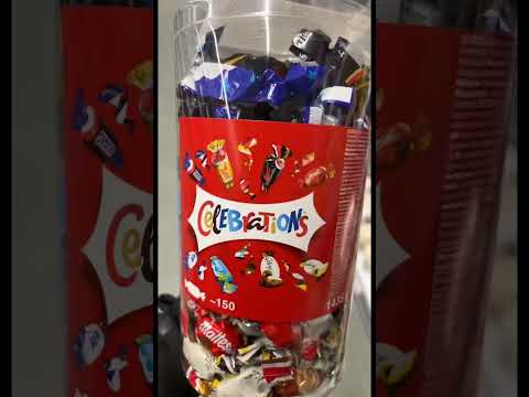Giant box of celebration chocolate candy 🍬🍫 #candy #christmas #chocolate #shorts #fyp #celebration