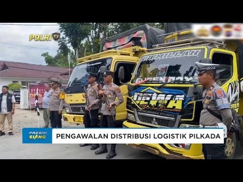 POLRES PASAMAN BARAT PELEPASAN DISTRIBUSI LOGISTIK PILKADA SERENTAK