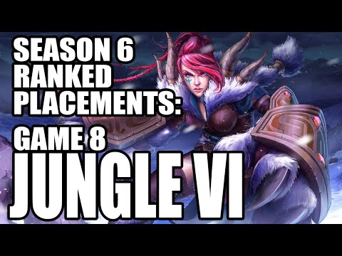 Season 6 Ranked Placements (Game 8) | Vi Jungle | iTheRainbowDashy | League of Legends