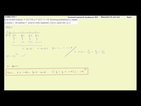 2023, Model Bacalaureat, clasa a XII-a, Mate - Info