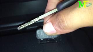 How to put honda odyssey in neutral with dead battery | honda odyssey shift lock override