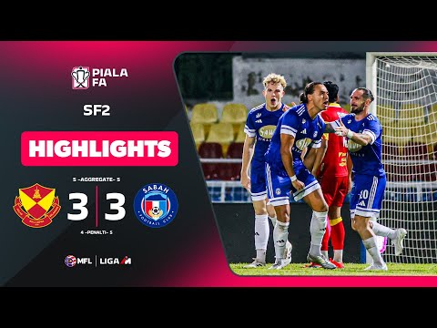 Selangor FC 3-3 Sabah FC | Highlights | Piala FA 2025-2026 | SF2