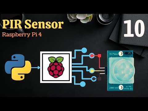 Passive Infrared Sensor PIR Operation using Python in Raspberry Pi 4 Python RaspberryPi PIR