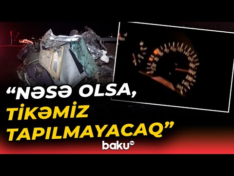 Göygöldə ölümə aparan sürət | Atasının maşınını qaçırdı, dostuna verdi...