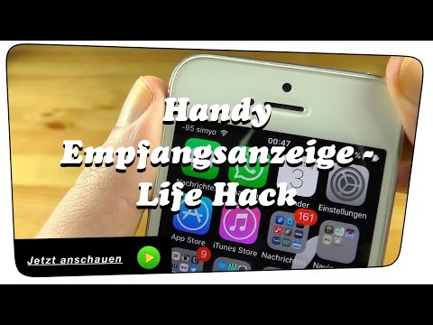 Optimale Handyempfangsanzeige - Life Hack | Tutorial