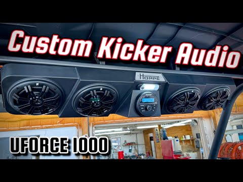 CFMOTO UFORCE 1000 Hoppe Kicker Custom Sound System Install & Review