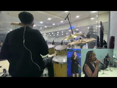 Igor Felipe - Ministração em Franca-SP 🔥 #drumcam #drumcover 