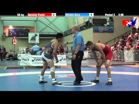 Dominic Parisi vs. Alfredo Gray at 2013 ASICS University Nationals - FS