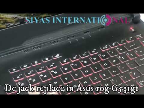 How to Dc jack replace in Asus rog G531gt | Laptop repair shop in jaipur 6375866585