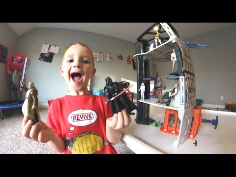 Father & Son GET AMAZING PLAYSET / The Death Star!