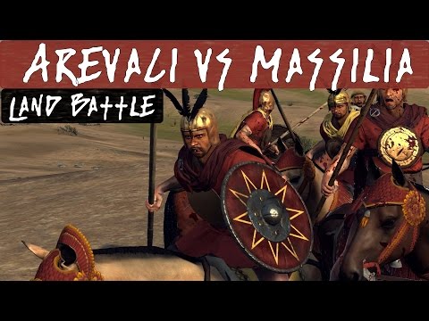 Total War Rome 2 Online Battle 196 Arevaci vs Massilia