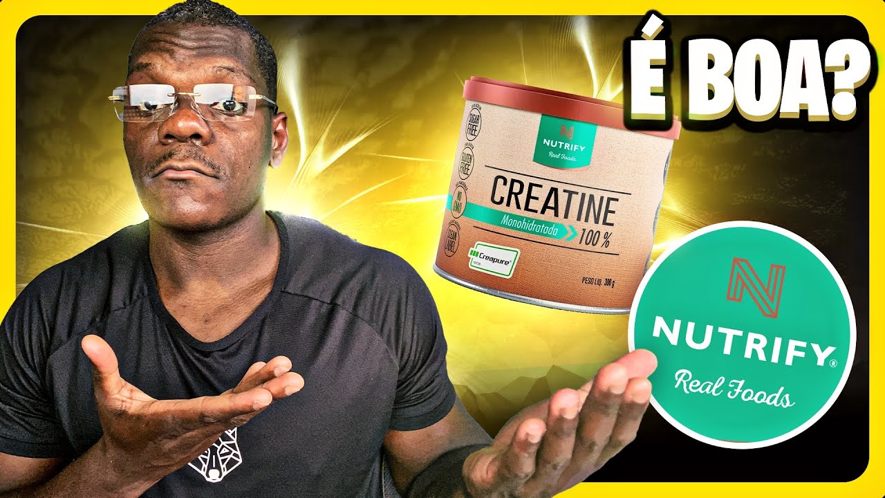 Miniatura da avaliação em vídeo de Creatine 100% Sem Glúten Lata 600g Nutrify