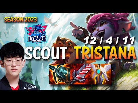 LNG Scout TRISTANA vs QIYANA Mid - KR Ranked
