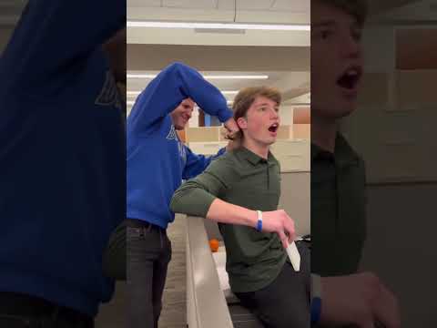 CUTTING MY COWORKERS HAIR PRANK! #shorts #prank #prankvideo #haircut #comedyshorts