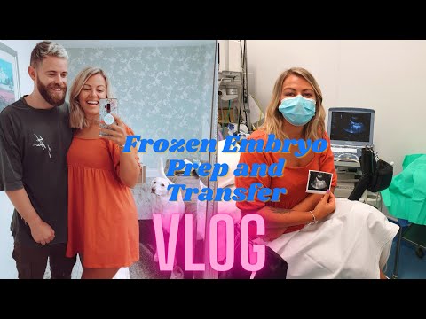 IVF Frozen Embryo Transfer Prep and Transfer day // FET