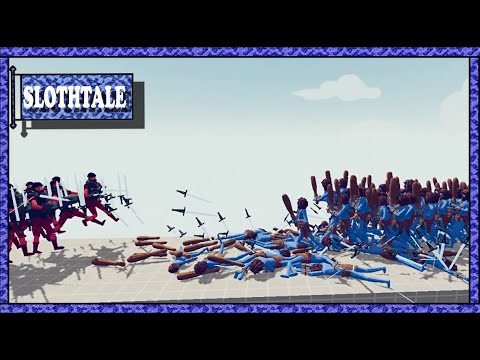 TABS - 10 Sword casters VS every unit (Totally Accurate Battle Simulator ) Part 1