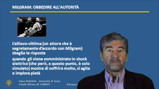 MILGRAM: Obbedire all'autorità