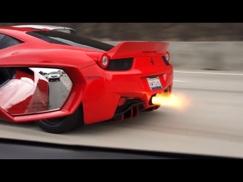 Gintani Ferrari 458 Italia PURE SOUND in tunnel! HEADPHONE USERS BEWARE!!