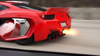 Gintani Ferrari 458 Italia PURE SOUND in tunnel! HEADPHONE USERS BEWARE!!
