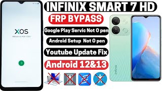 Infinix Smart 7&7 HD Frp Bypass Android 12/13/ INFINIX X6516 X6515 No Xshare No Activity  Without Pc