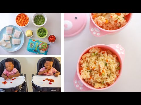 The TWINS Favourite RICE Recipe | Baby Food | Weaning