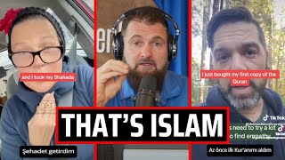 The Deen Show episode highlights the reactions of non-Muslims to the events in Palestine and their newfound interest in Is...