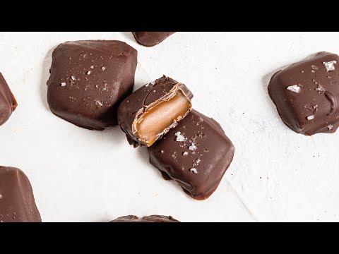Dark Chocolate-Covered Salted Caramels Recipe