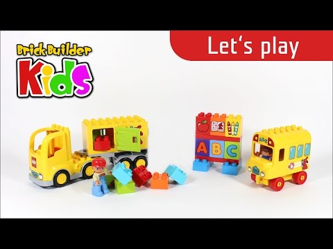 Vidéo LEGO Duplo 10601 : Le camion de livraison
