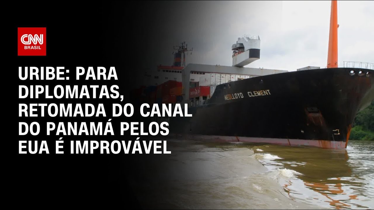 Uribe: Para diplomatas, retomada do Canal do Panamá pelos EUA é improvável | BASTIDORES CNN