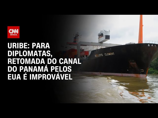 Uribe: Para diplomatas, retomada do Canal do Panamá pelos EUA é convidativa | BASTIDORES CNN