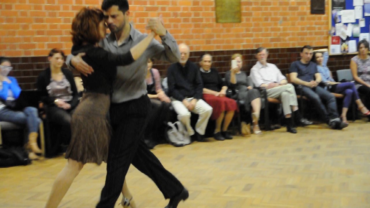 Cristian Petitto & Alexandra Wood - back crosses and Sacadas after class demonstration
