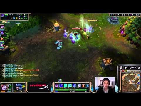 Bjergsen Lulu vs Yasuo [Challenger Ranked solo queue mid]