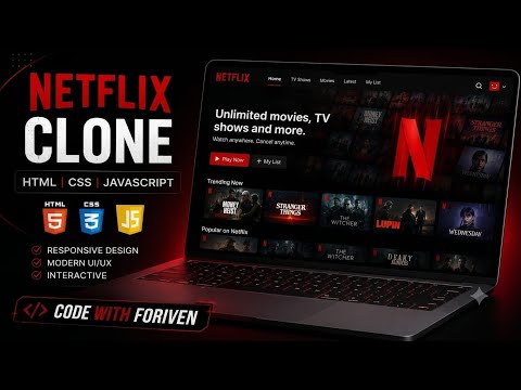 Netflix Clone In Javascript Coding Javascript Webdevelopment Shortsfeed Shorts