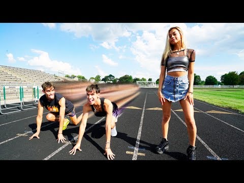Fastest Person Wins HOT GIRL!