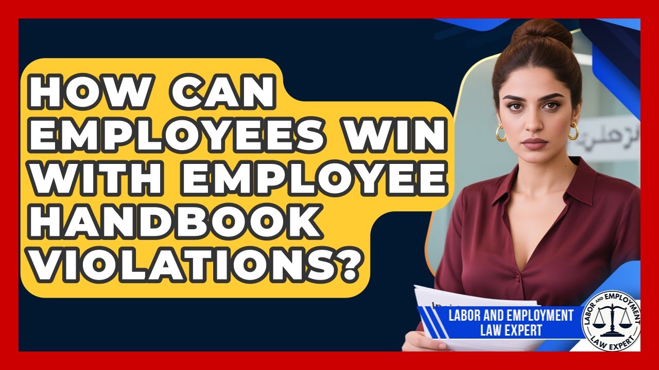 How Can Employees Win With Employee Handbook Violations? - Labor and Employment Law Expert