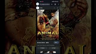 Animal full movie download on telegram