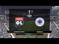 LYON v RANGERS | UEFA Europa League 2021/22 | Realistic Gameplay