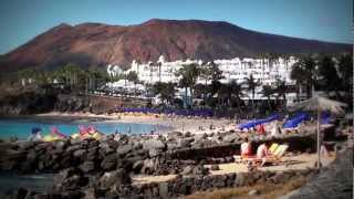 preview picture of video 'Lanzarote Playa Blanca beach promenade HD'