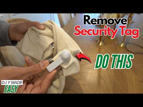How to Remove a Security Tag With Just a Kitchen Knife!