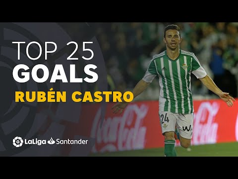 TOP 25 GOALS Rubén Castro en LaLiga Santander