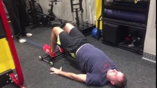 GHR Glute Ham Roller - Hip Rise Band Resisted