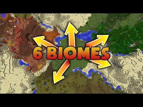 Cewysky - THE BEST MINECRAFT SEED (6 biomes, villages, temples...)