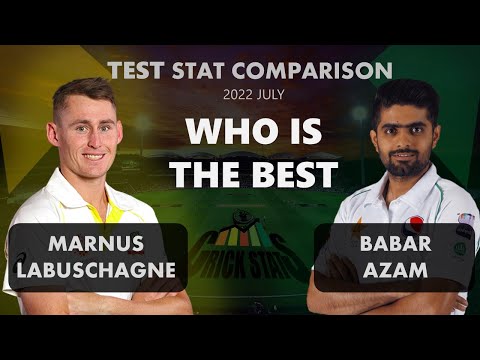 Marnus Labuschagne vs Babar Azam Test Stat Comparison - 2022 July | Crick Stats Episode 55