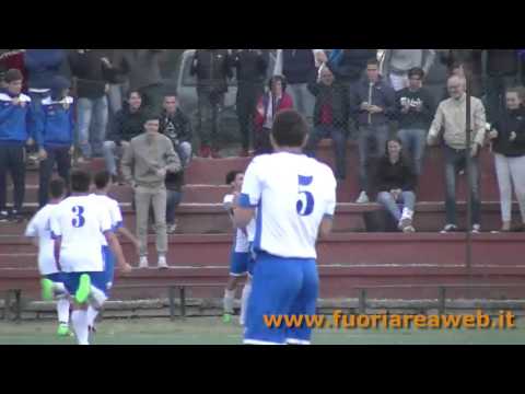 Juniores Elite Play-out: Vigili Urbani - Fiano Romano, il gol di Veneselli